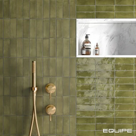 Sklep Płytki Flizy cegiełki EQUIPE Coco Verd Gloss EQ 27989 Płytka Cegiełka Połysk 5x15
