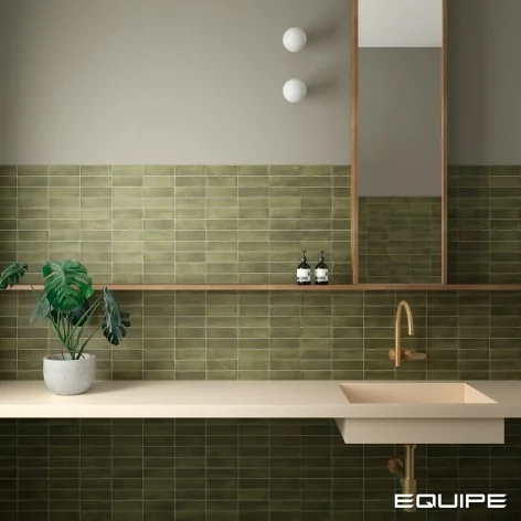 Sklep Płytki Flizy Cegiełki EQUIPE Coco Verd Matt EQ 27983 Płytka Cegiełka Matowa 5x15 G1