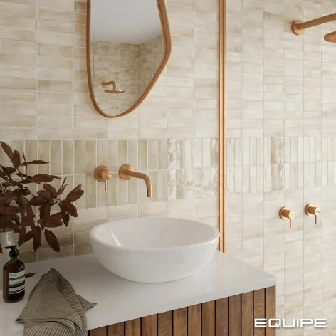Sklep płytki flizy cegiełki EQUIPE Coco Canvas Gloss EQ 27985 Płytka Cegiełka Połysk 5x15