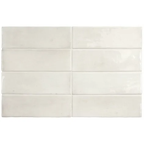 Sklep płytki flizy cegiełki EQUIPE Coco White Gloss EQ 27984 Płytka Cegiełka Połysk 5x15 G1