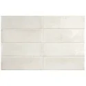 Sklep płytki flizy cegiełki EQUIPE Coco White Gloss EQ 27984 Płytka Cegiełka Połysk 5x15 G1