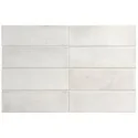 Sklep płytki flizy cegiełki białe EQUIPE Coco White Matt EQ 27976 Płytka Cegiełka Matowa 5x15