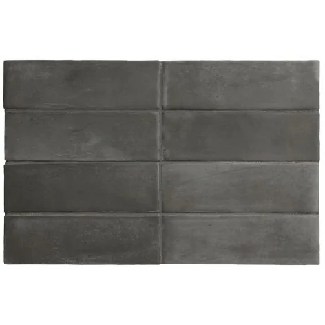 Sklep flizy Płytki cegiełki EQUIPE Coco Black Hat Matt EQ 27982 Płytka Cegiełka Matowa 5x15 czarny mat