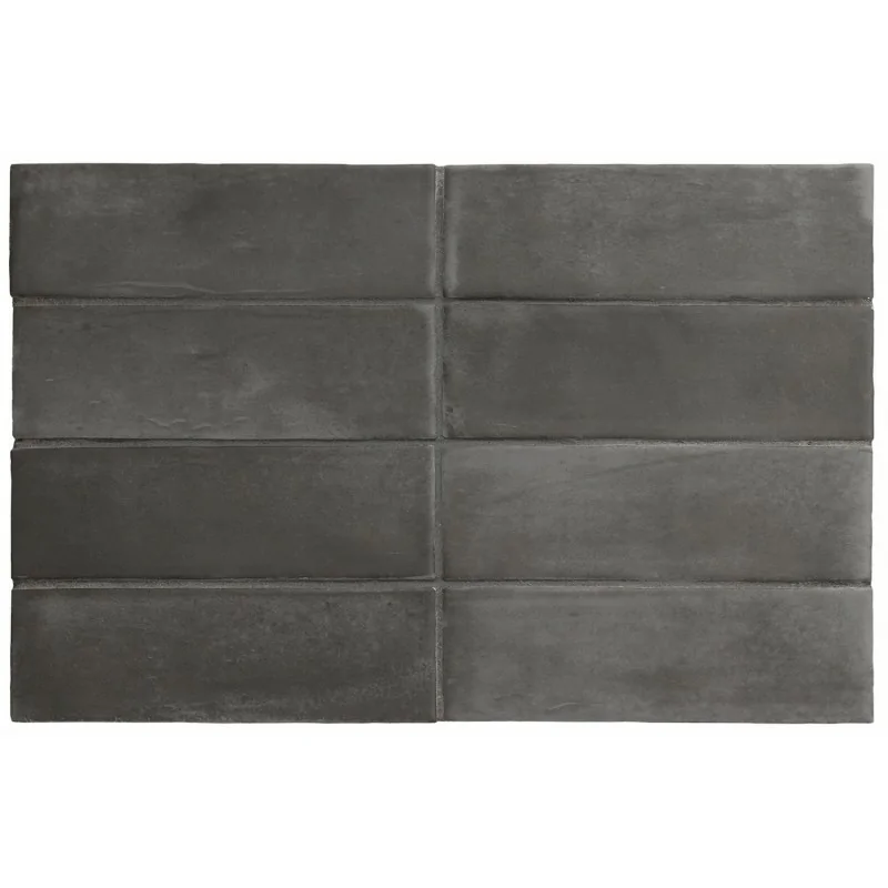 Sklep flizy Płytki cegiełki EQUIPE Coco Black Hat Matt EQ 27982 Płytka Cegiełka Matowa 5x15 czarny mat