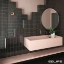 Sklep flizy Płytki cegiełki EQUIPE Coco Black Hat Matt EQ 27982 Płytka Cegiełka Matowa 5x15 czarny mat