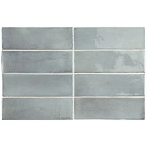 Sklep płytki flizy EQUIPE Coco Blue Grass Gloss EQ 27987 Płytka Cegiełka Połysk 5x15