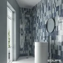 Sklep płytki flizy EQUIPE Coco Blue Grass Gloss EQ 27987 Płytka Cegiełka Połysk 5x15
