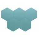 8435081406526 Sklep Płytki Flizy EQUIPE Coimbra Azure EQ 30636 Płytka Heksagonalna 17,5x20