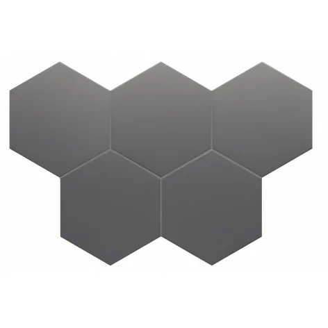8435081406519 Sklep Płytki FLizy EQUIPE Coimbra Black EQ 30635 Płytka Heksagonalna Mat. 17,5x20