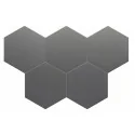 8435081406519 Sklep Płytki FLizy EQUIPE Coimbra Black EQ 30635 Płytka Heksagonalna Mat. 17,5x20