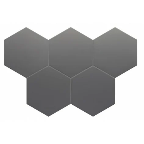 8435081406519 Sklep Płytki FLizy EQUIPE Coimbra Black EQ 30635 Płytka Heksagonalna Mat. 17,5x20