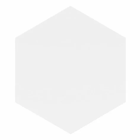 8435081406472 Sklep Płytki Flizy Białe EQUIPE Coimbra White EQ 30631 Płytka Heksagonalna Mat. 17,5x20
