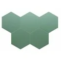 8435081406557 Sklep płytki flizy kafelki EQUIPE Coimbra Pickle Green EQ 30638 Płytka Heksagonalna Mat. 17,5x20
