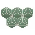 8435081406762 sklep flizy płytki EQUIPE Coimbra Solar EQ 30661 Płytka Heksagonalna Dekor Mat. 17,5x20