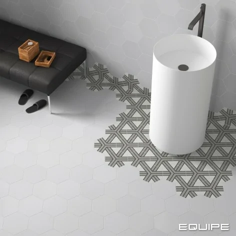 8435081406717 sklep płytki flizy EQUIPE Coimbra Alpha EQ 30656 Płytka Heksagonalna Dekor Mat. 17,5x20