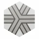 8435081406717 sklep płytki flizy EQUIPE Coimbra Alpha EQ 30656 Płytka Heksagonalna Dekor Mat. 17,5x20