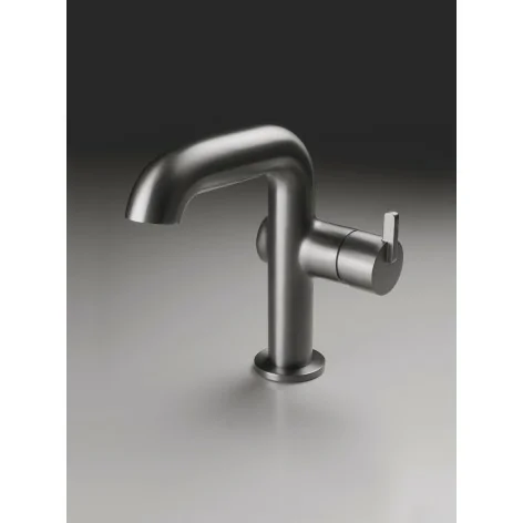 5907650818137 DEANTE Silia Bateria Umywalkowa z Prostokątną Wylewką Titanium BQS_D24M