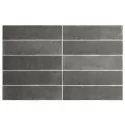 8435404950460 sklep płytki EQUIPE Argile Dark EQ 27565 Płytka Uniwersalna Cegiełka Matowa 6x24,6 czarna cegiełka