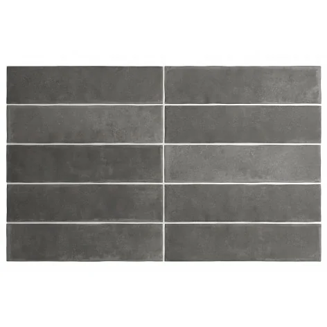 8435404950460 sklep płytki EQUIPE Argile Dark EQ 27565 Płytka Uniwersalna Cegiełka Matowa 6x24,6 czarna cegiełka