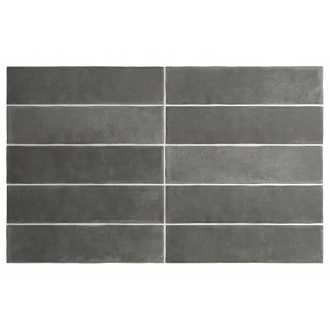 8435404950460 sklep płytki EQUIPE Argile Dark EQ 27565 Płytka Uniwersalna Cegiełka Matowa 6x24,6 czarna cegiełka