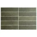 8435404950491 sklep płytki flizy EQUIPE Argile Khaki EQ 27568 Płytka Uniwersalna Cegiełka Matowa 6x24,6 zielone