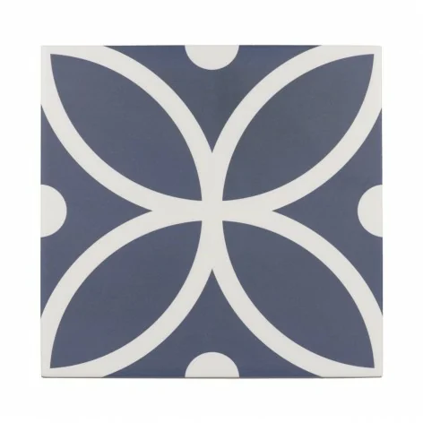 8435081407424 sklep płytki terakota EQUIPE Rivoli Bergen Azul EQ 30725 Płytka Patchwork Dekor Mat. 20x20