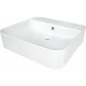 CDY 6U5W 5907650813194 DEANTE Hiacynt New Umywalka Ceramiczna Nablatowa/ścienna z Miejscem na Baterię Biała CDY_6U5W