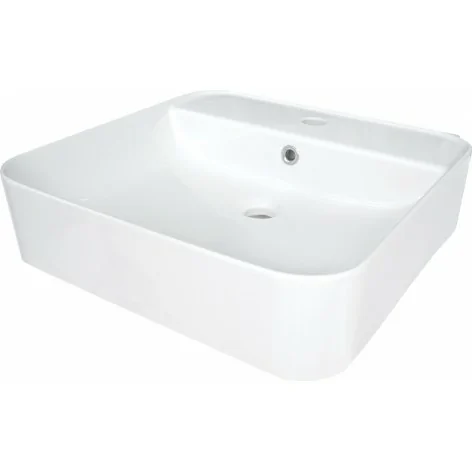 CDY 6U5W 5907650813194 DEANTE Hiacynt New Umywalka Ceramiczna Nablatowa/ścienna z Miejscem na Baterię Biała CDY_6U5W