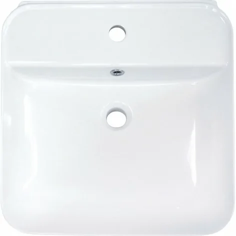 CDY 6U5W 5907650813194 DEANTE Hiacynt New Umywalka Ceramiczna Nablatowa/ścienna z Miejscem na Baterię Biała CDY_6U5W