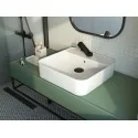 CDY 6U5W 5907650813194 DEANTE Hiacynt New Umywalka Ceramiczna Nablatowa/ścienna z Miejscem na Baterię Biała CDY_6U5W