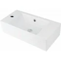 CDY 6U2L 5907650839224 DEANTE Hiacynt New Umywalka Ceramiczna Nablatowa z Miejscem na Baterię - Lewa Biała CDY_6U2L