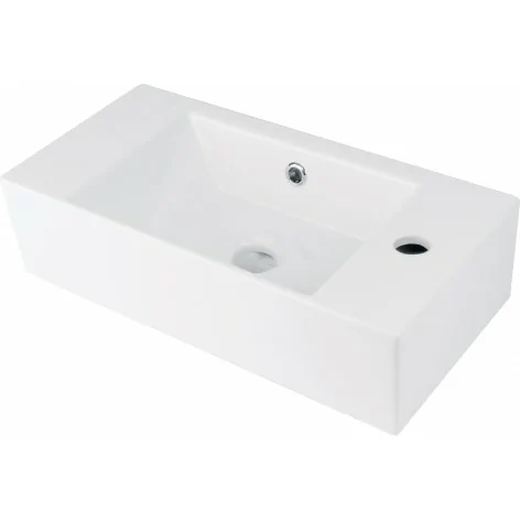 CDY 6U2R 5907650839255 DEANTE Hiacynt New Umywalka Ceramiczna Nablatowa z Miejscem na Baterię - Prawa CDY_6U2R