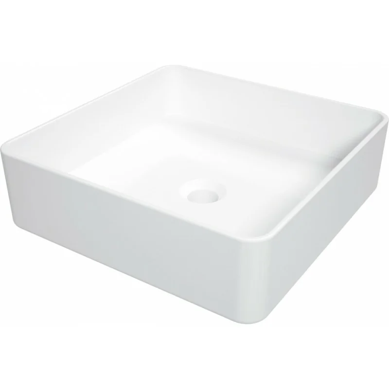 CGS 6U4S 5907650862673 DEANTE Square Umywalka ceramiczna nablatowa Biała CGS_6U4S