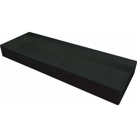 CQB NU1S 5907650868651 DEANTE Blur Umywalka Granitowa Nablatowa - z Maskownicą Nero CQB_NU1S