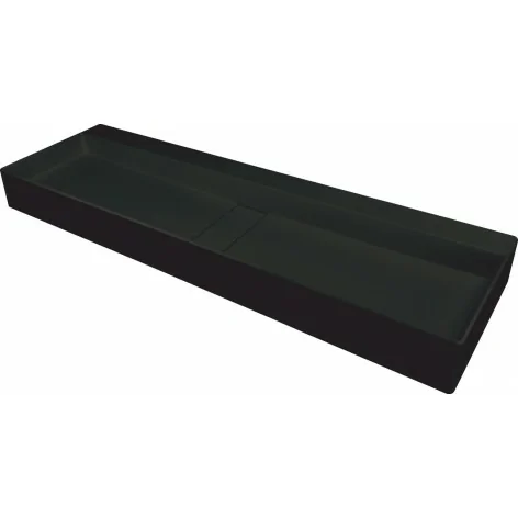 CQB NU2S 5907650868705 DEANTE Blur Umywalka Granitowa Nablatowa - z Maskownicą Nero Czarna CQB_NU2S