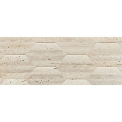5900199210219 sklep płytki flizy TUBĄDZIN Tissue Ivory STR Płytka Ścienna Rekt. Mat. 29,8x74,8 30x75 PS-01-288-0298-0748-1-007