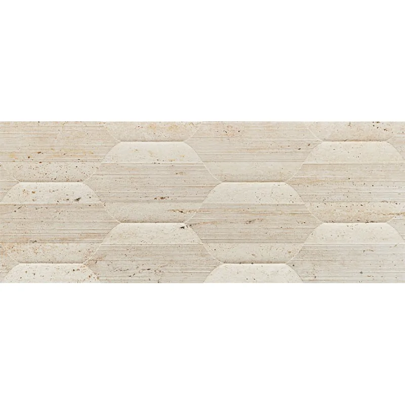 5900199210219 sklep płytki flizy TUBĄDZIN Tissue Ivory STR Płytka Ścienna Rekt. Mat. 29,8x74,8 30x75 PS-01-288-0298-0748-1-007