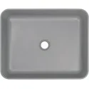 CQT SU5S 5907650866497 DEANTE Temisto Umywalka Granitowa Nablatowa Szary Metalik CQT_SU5S