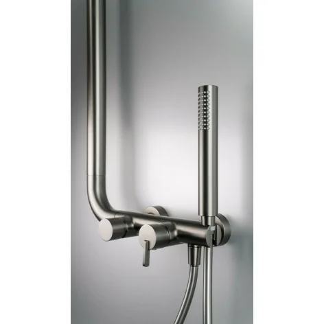 NQS D4XM 5907650818939 DEANTE Silia Deszczownica z Baterią Prysznicową Titanium NQS_D4XM