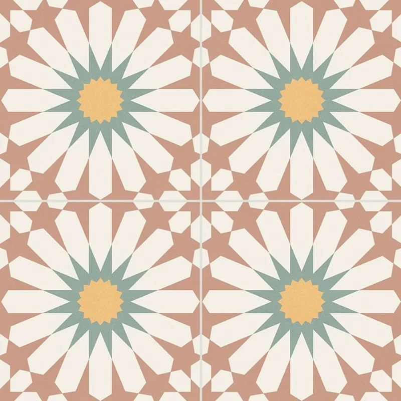 Sklep płytki flizy terakota GAYAFORES Soleil Burdeos Gres Patchwork Mat. 33,15x33,15 hiszpania