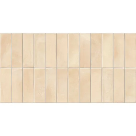 Sklep Płytki FLIZY Glazura GAYAFORES Deco Biscuit Cream Cegiełka Mat. 32x62,5 30x60