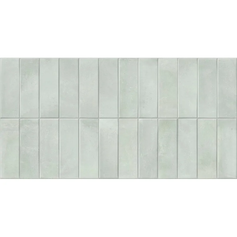 Sklep płytki flizy glazura GAYAFORES Deco Biscuit Green Cegiełka Mat. 32x62,5 zielona cegiełki ścienne