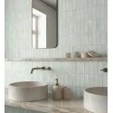 Sklep płytki flizy glazura GAYAFORES Deco Biscuit Green Cegiełka Mat. 32x62,5 zielona cegiełki ścienne