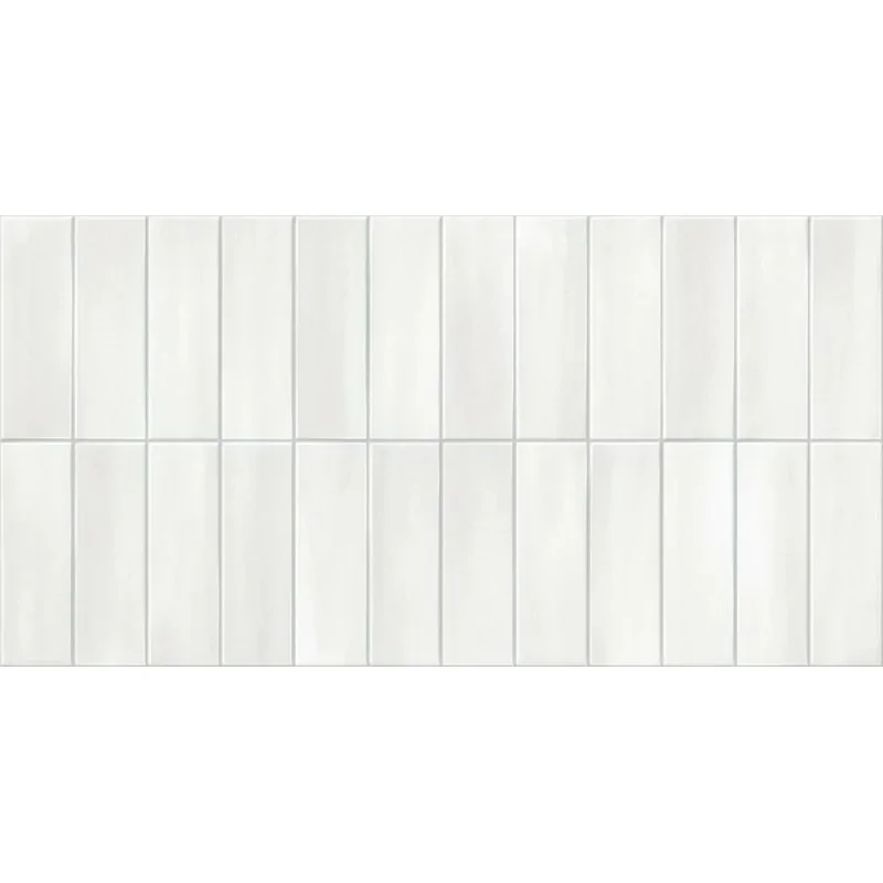 Sklep płytki flizy glazura GAYAFORES Deco Allure White Cegiełka Błyszcząca 32x62,5 30x60 biała cegiełka