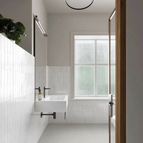 Sklep płytki flizy glazura GAYAFORES Deco Allure White Cegiełka Błyszcząca 32x62,5 30x60 biała cegiełka