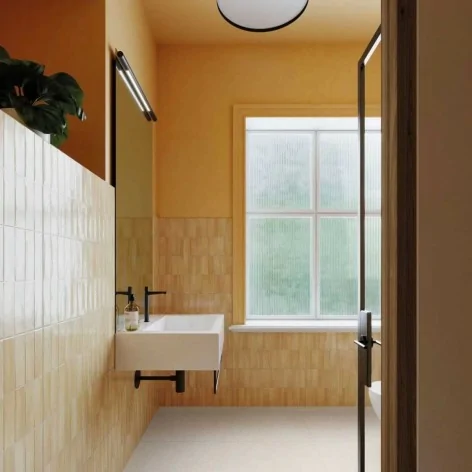 Sklep Płytki Flizy Glazura GAYAFORES Deco Allure Honey Cegiełka Błyszcząca 32x62,5 30x60