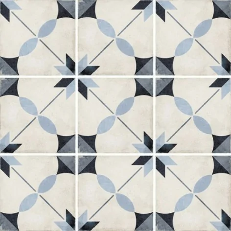 8435404928254 sklep płytki flizy terakota EQUIPE Art Nouveau Arcade Blue EQ 24411 Gres Patchwork 20x20
