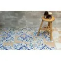 Sklep Płytki flizy terakota PERONDA FS Heritage Leaves LT Gres Vintage Mat+Połysk 45x45 kolorowy kwiatowy patchwork