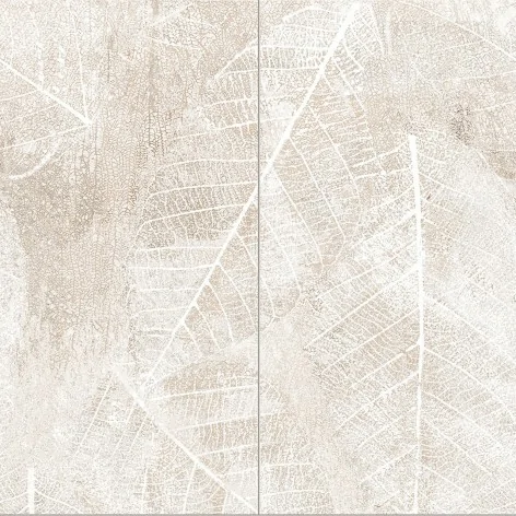 5903238064712 TUBĄDZIN (Domino) Clarity Leaves A Obraz Gresowy 2-elementowy 119,8x119,8 120x120 DP-02-641-1198-1198-1-011