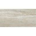 5900199252417 TUBĄDZIN Travertino Stopnica Podłogowa Mat. 29,6x59,8 30x60 ST-01-302-0598-0296-1-016